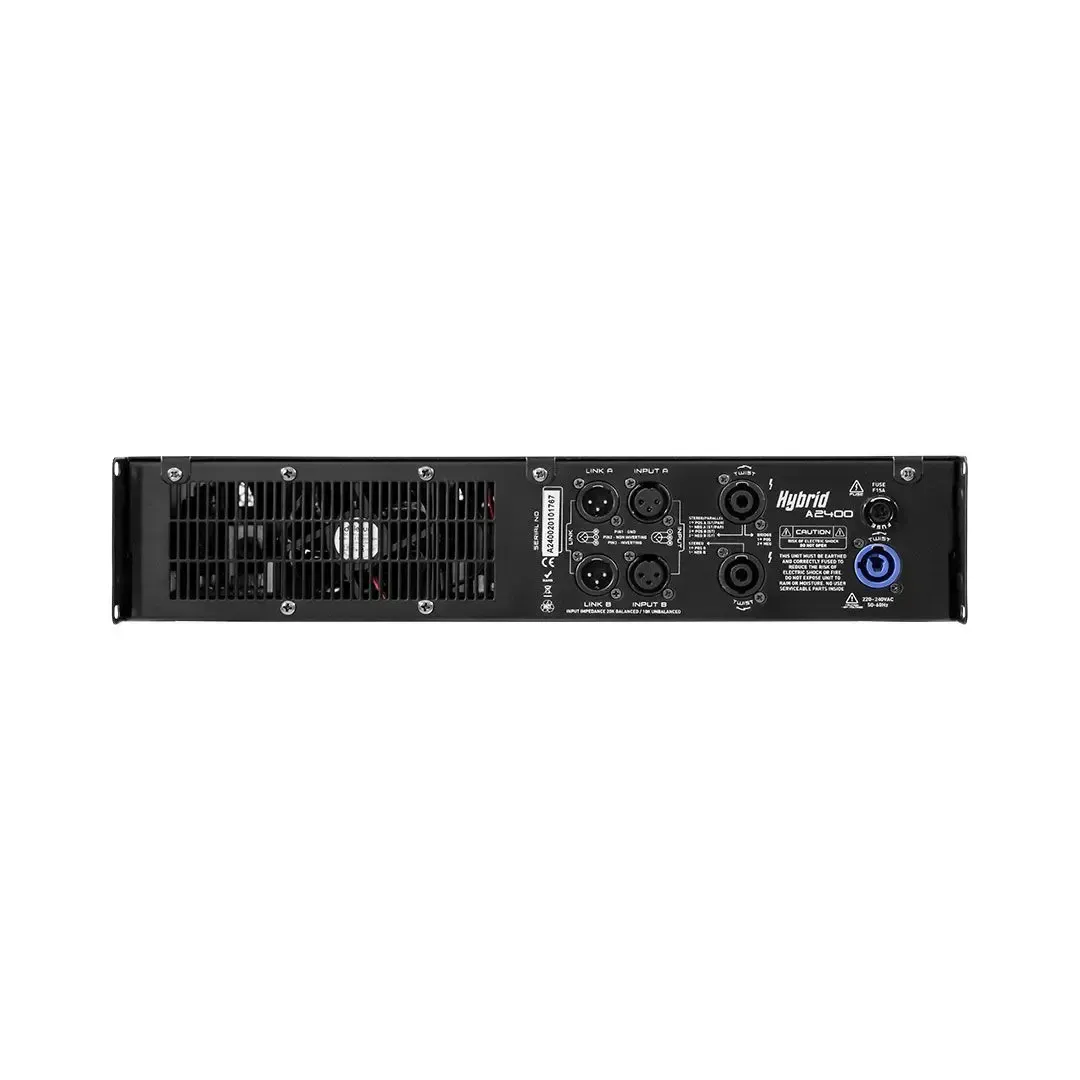 Hybrid A2400 MK6 2 x 1200w Power Amplifier — view 3