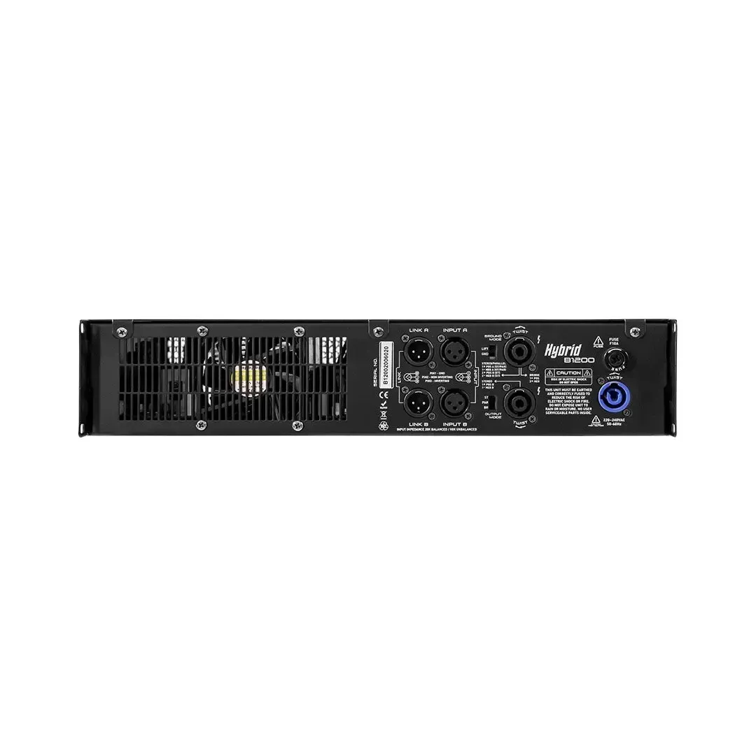 Hybrid B1200 MK6 1200w Power Amplifier — view 3