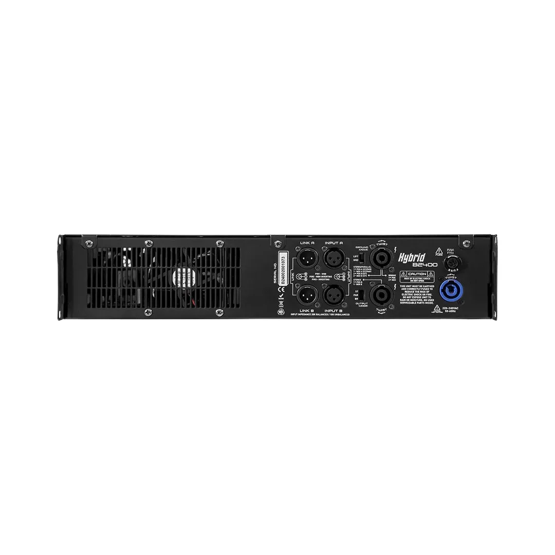 Hybrid B2400 MK6 2400w Power Amplifier — view 3