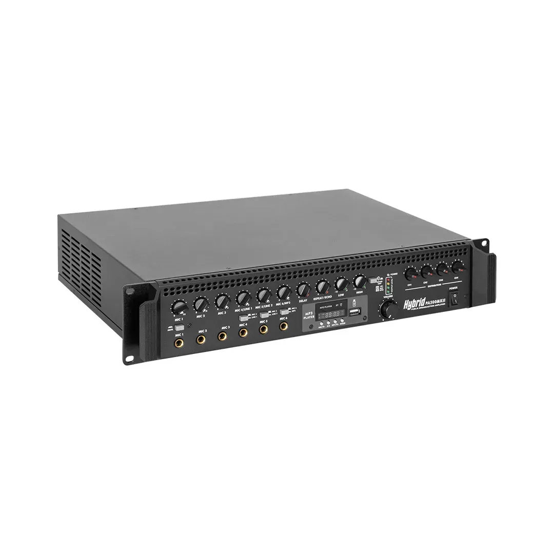 Hybrid PA500M MKii 100v 500watt PA Amplifier — view 2