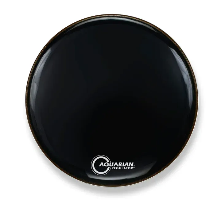 Aquarian Regulator Resonant Bass Drum Head 22 inch - Black — view 1