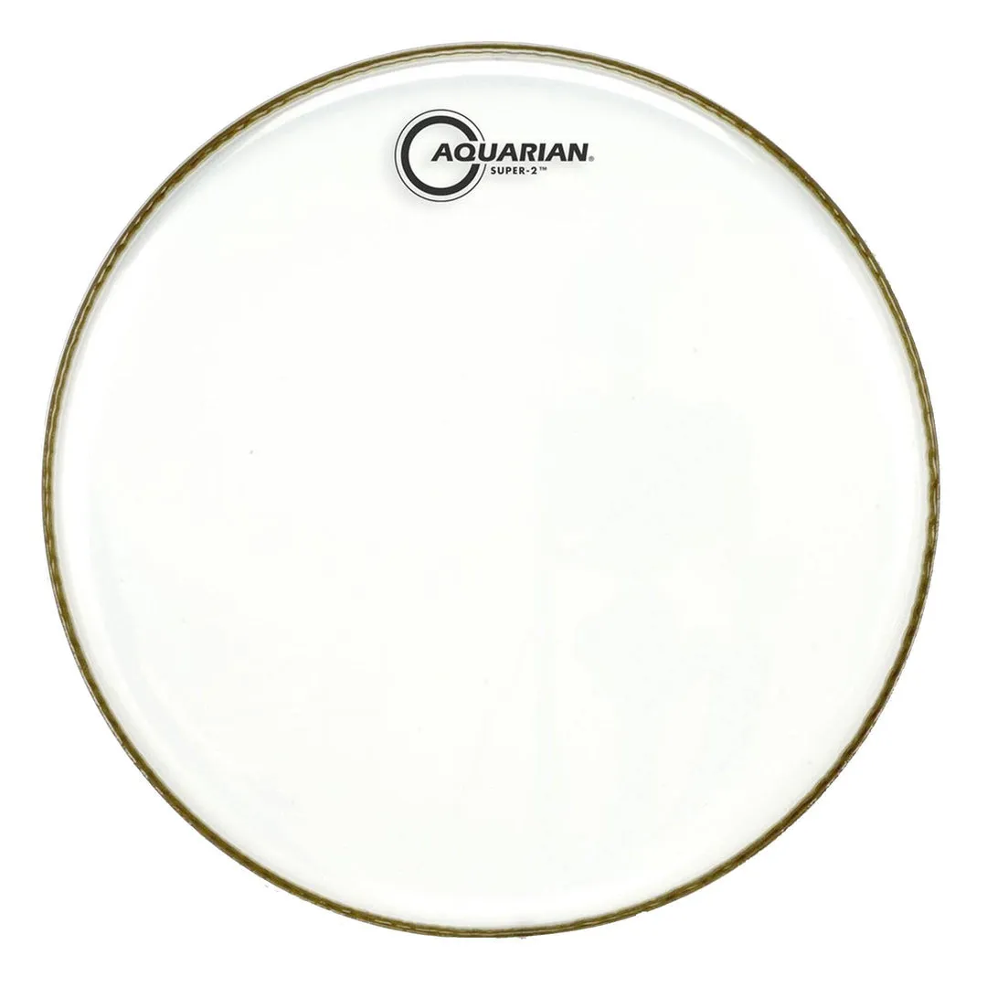 Aquarian 12″ Super-2 Clear Tom Drum Head