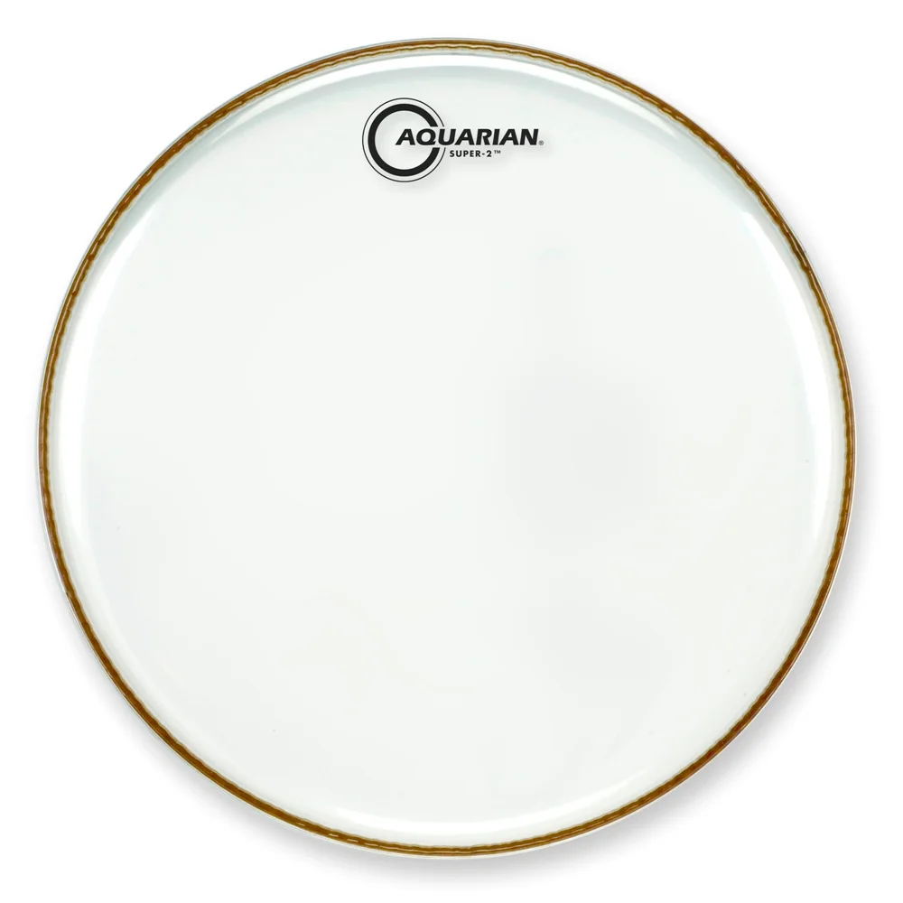 Aquarian 13 Inch Super-2 Clear 2-Ply Tom Drumhead