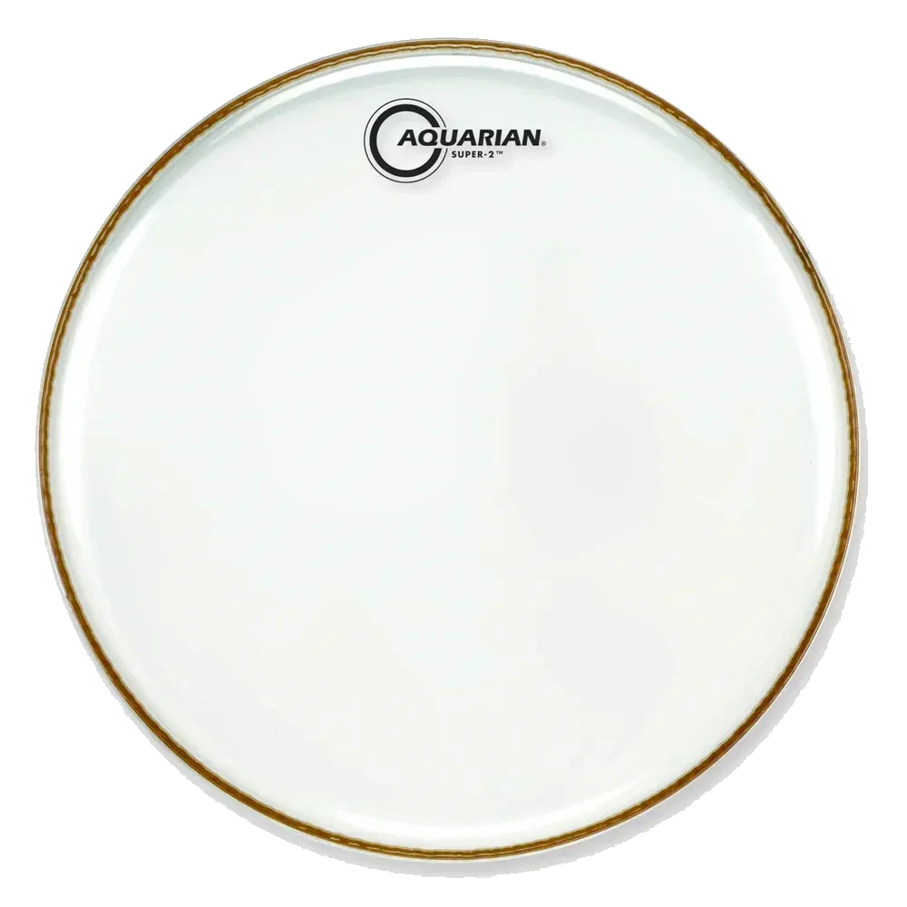 Aquarian 13 Inch Super-2 Clear 2-Ply Tom Drumhead