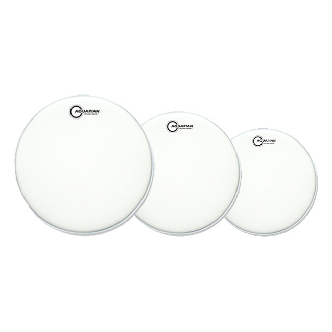 Aquarian TC-B Texture Coated 12/13/16 Drumhead Pack