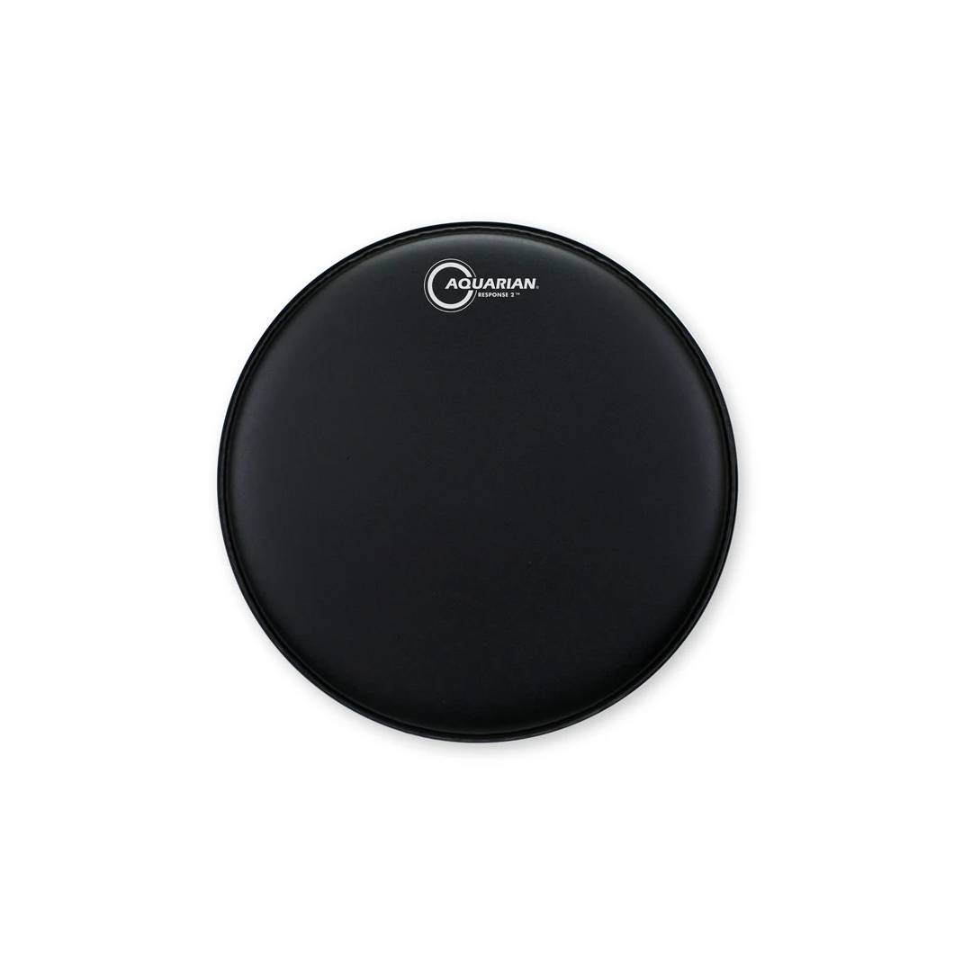 Aquarian Response 2 Texture Coated Black 16″ Drumhead