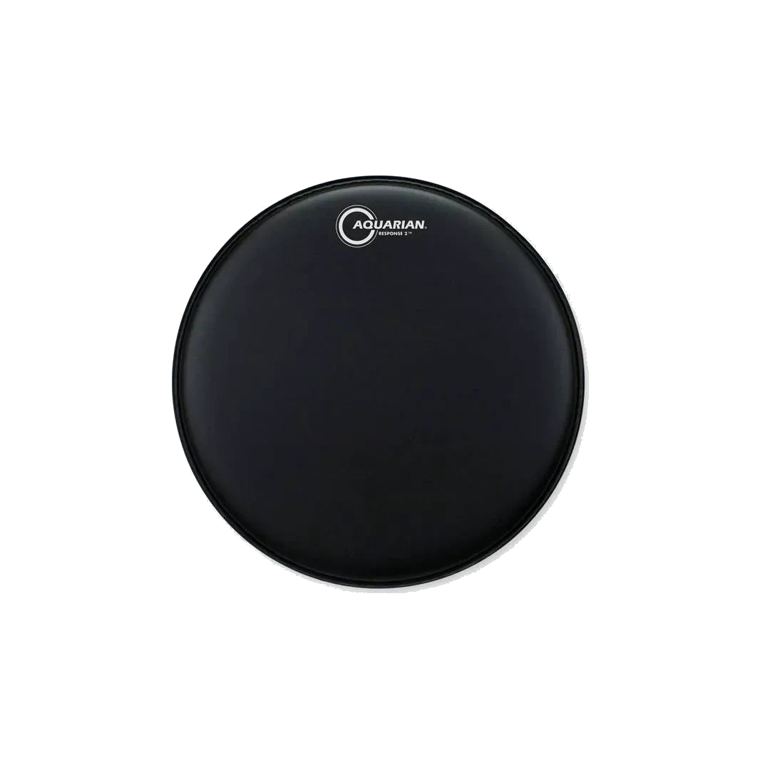 Aquarian Response 2 Texture Coated Black 16″ Drumhead