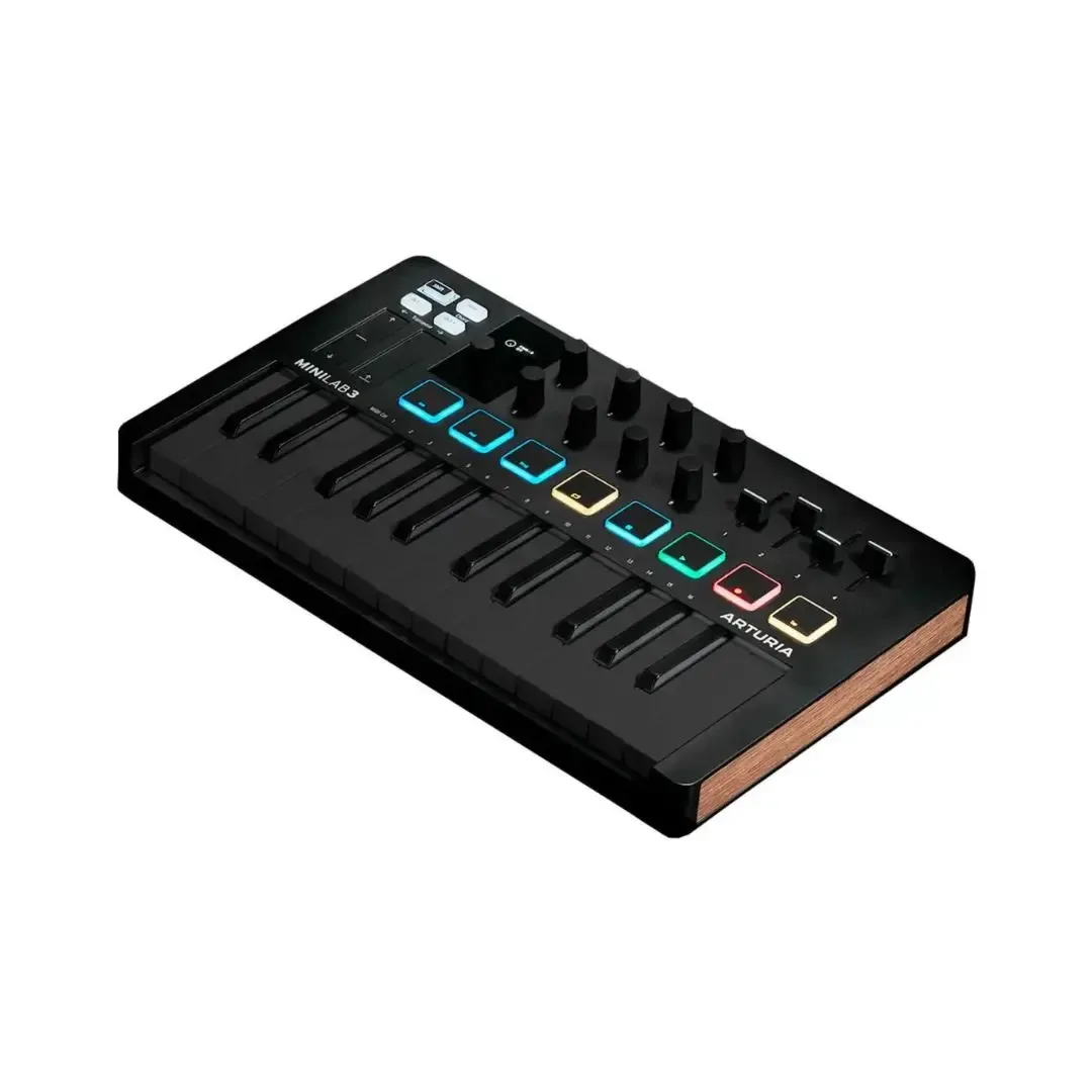 Arturia MiniLab 3 25 Slim-key Controller – Deep Black — view 2