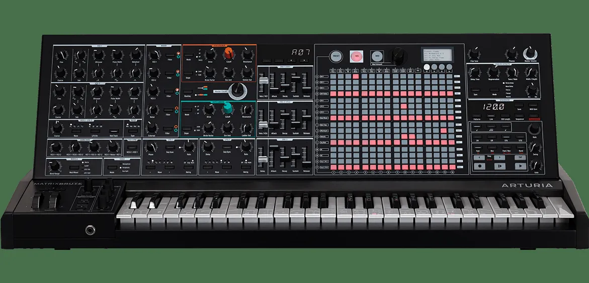 Arturia MatrixBrute Noir Analog Monophonic Synthesizer (Limited Edition, All Black) — view 2