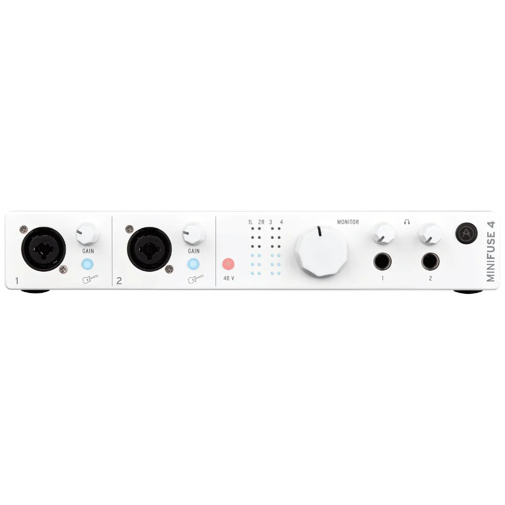 Arturia MiniFuse 4 USB-C Audio Interface (White)