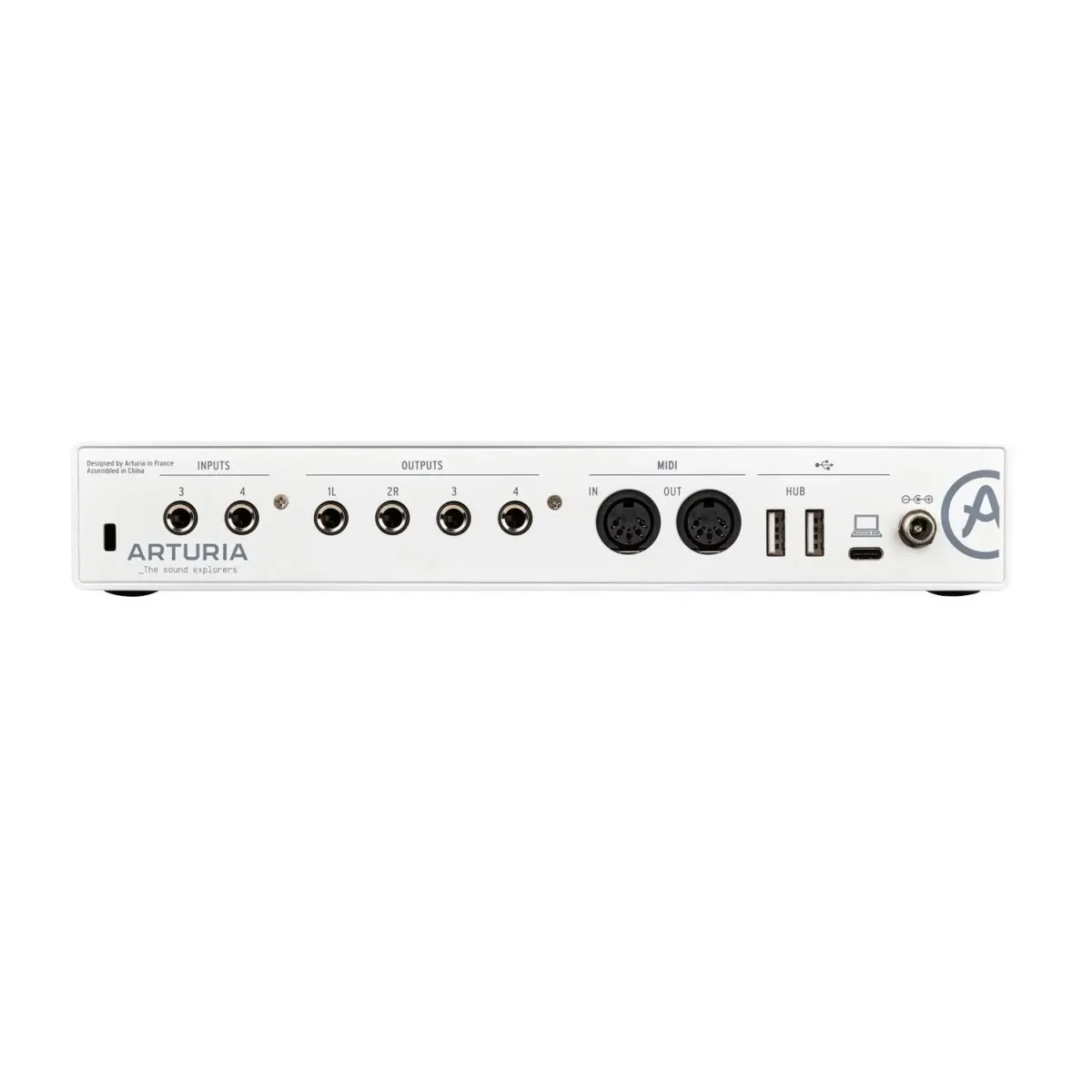 Arturia MiniFuse 4 USB-C Audio Interface (White) — view 3