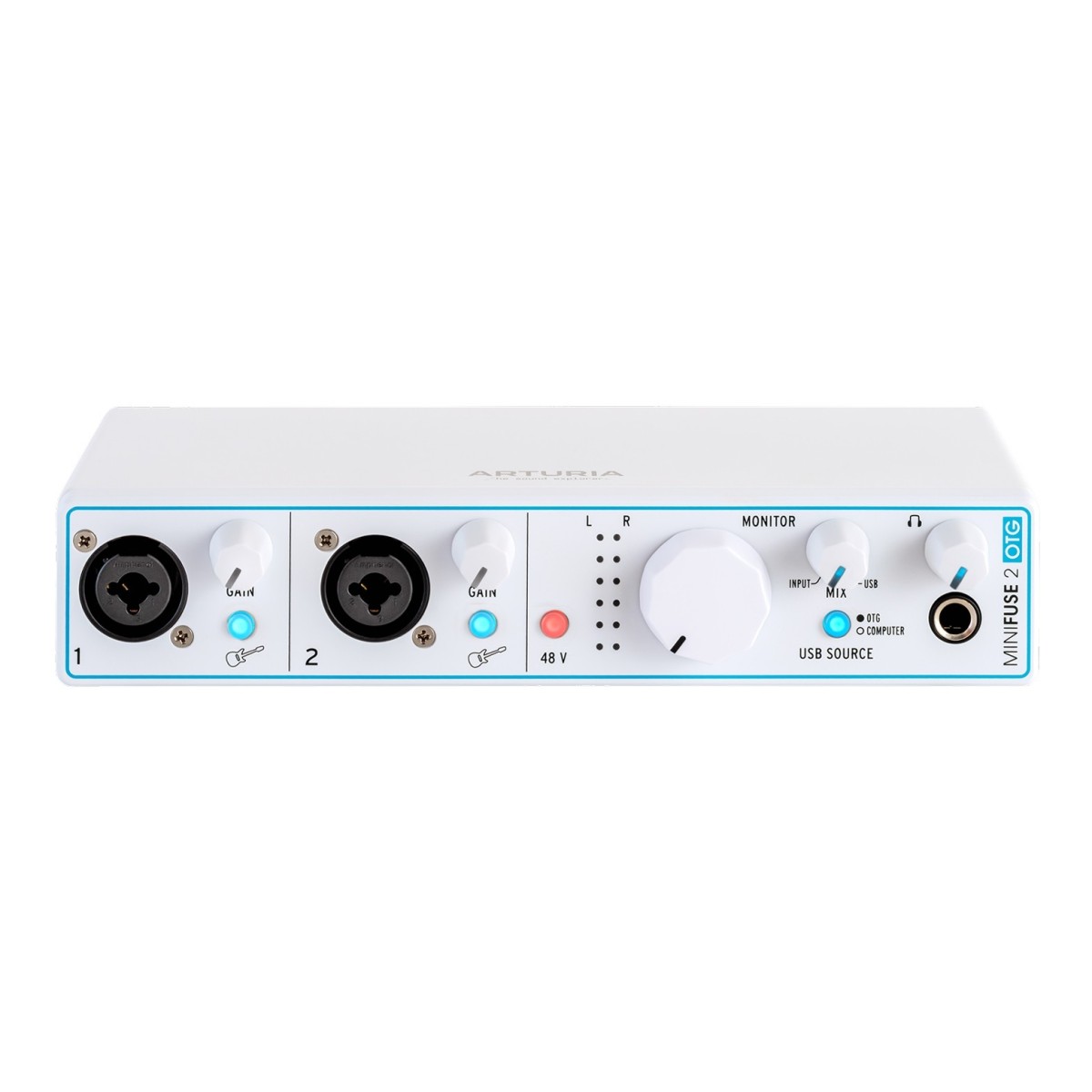 Arturia&nbsp;MiniFuse 2 OTG USB-C Audio Interface – White