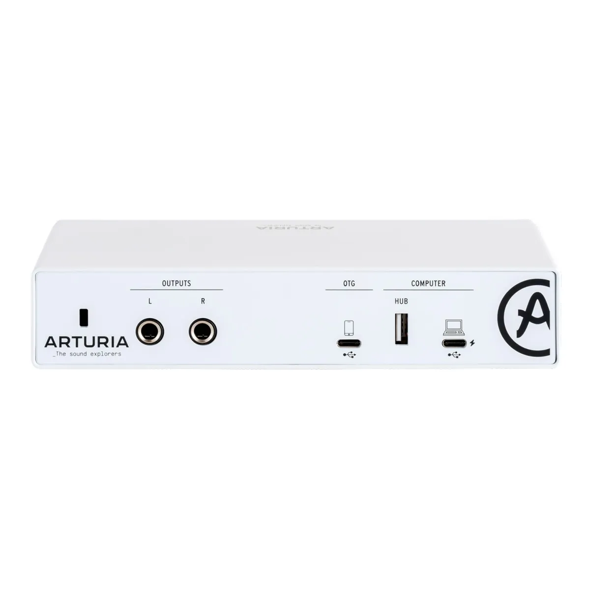 Arturia MiniFuse 2 OTG USB-C Audio Interface – White — view 3