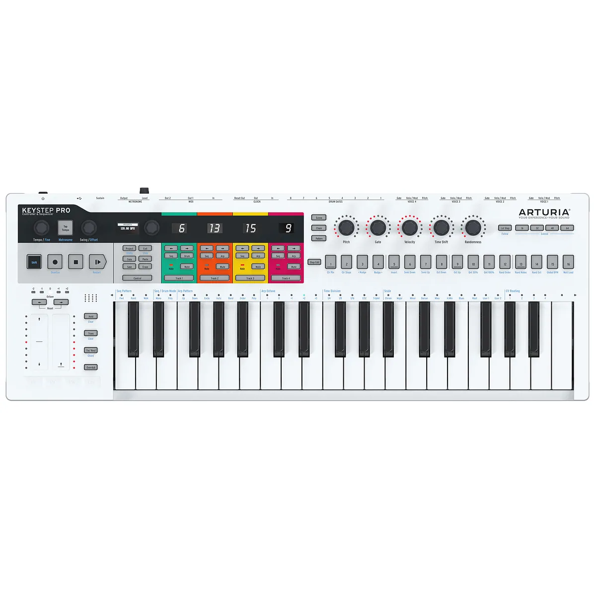 Arturia Keystep Pro Controller and Sequencer — view 1