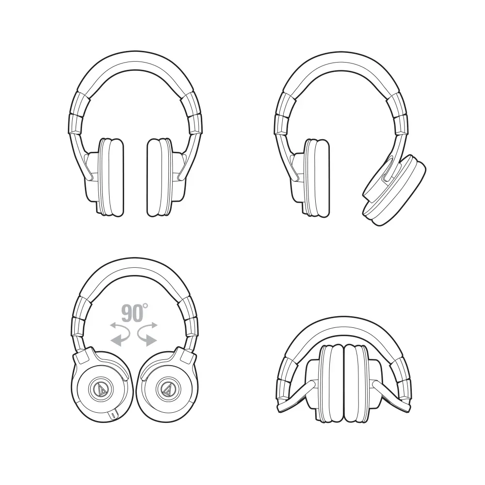 Audio-Technica ATH M40X Headphones — view 7