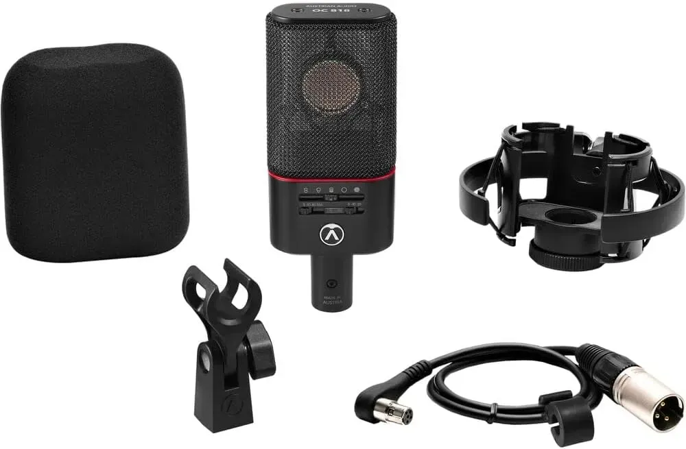 Austrian Audio OC818 Multi-pattern Condenser Microphone - Black — view 3