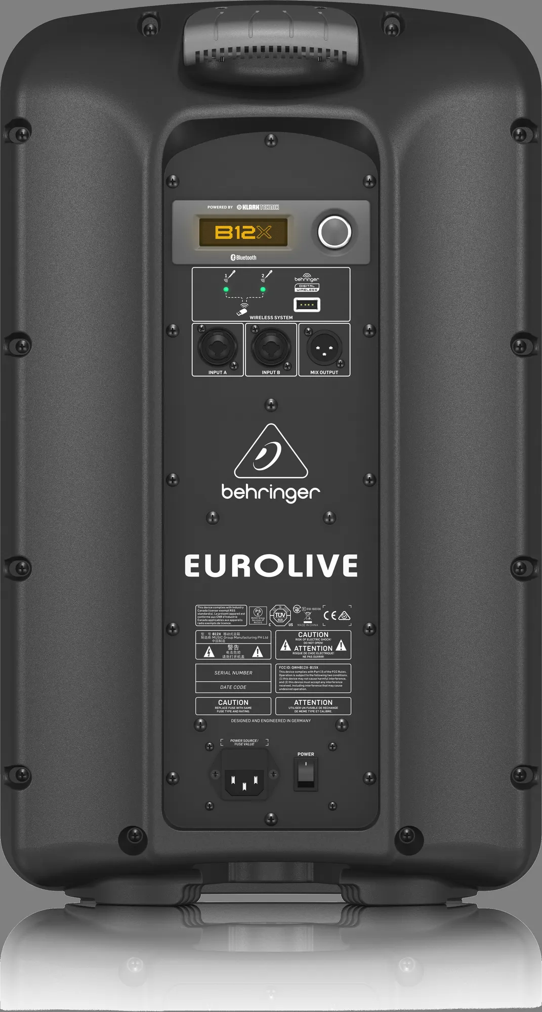 Behringer B12X 1000W 12 inch Powered Speaker — view 3