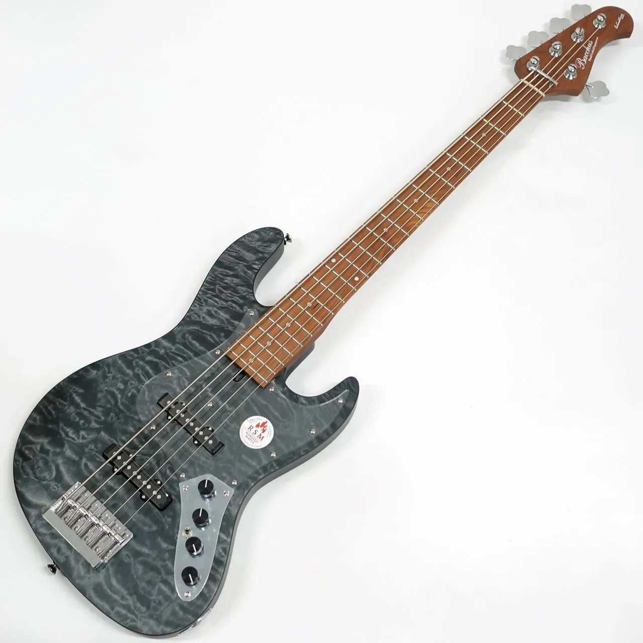 Bacchus WL5 Tune-Up Bass Guitar 5-String – BLKS — view 3