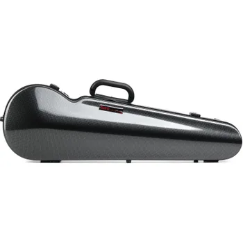 BAM 2002XLC Hightech Contoured Violin Case 4/4 – Black Carbon Look — view 1