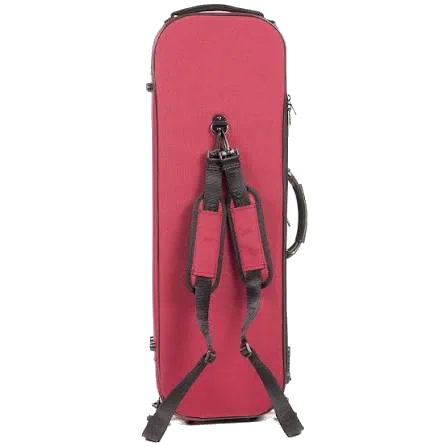 BAM Stylus Oblong Violin 4/4 Case – Red — view 3
