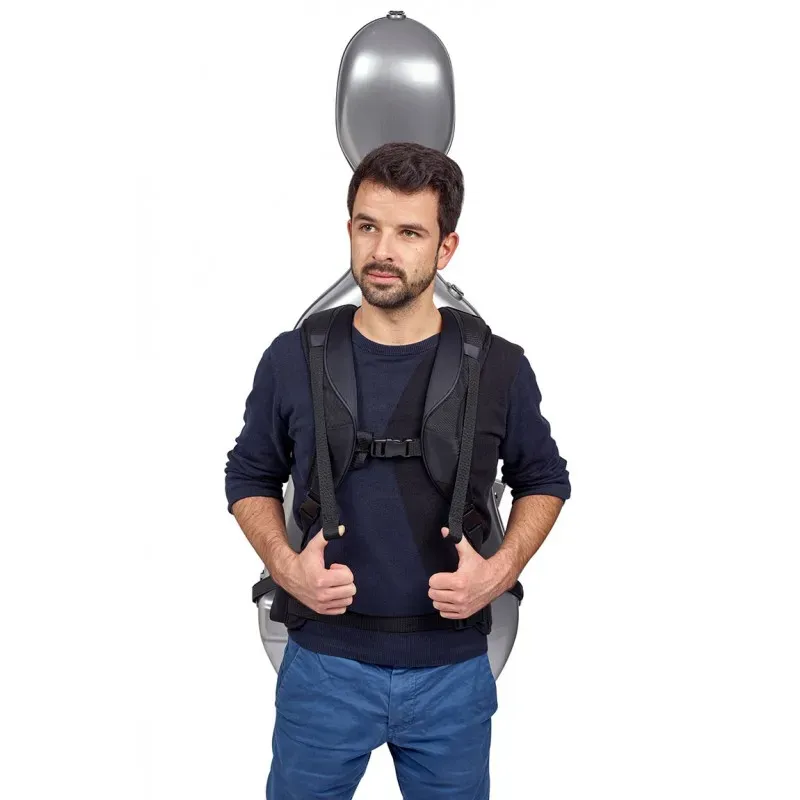 BAM 9036 Ergonomic Backpack for Cello Case - Black — view 3