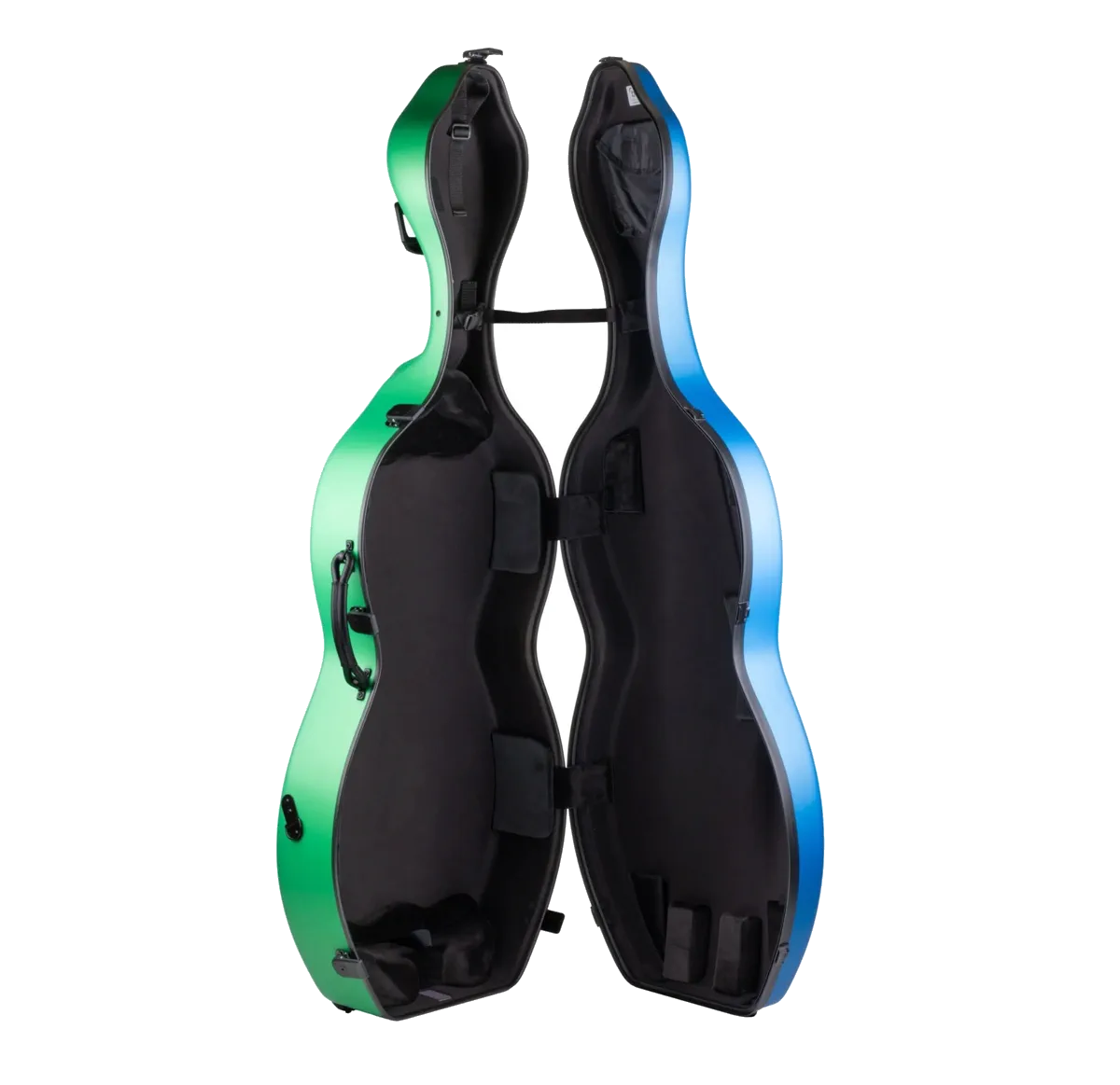 BAM BONBON Hightech Cello Case 4/4 – Blue/Green — view 2