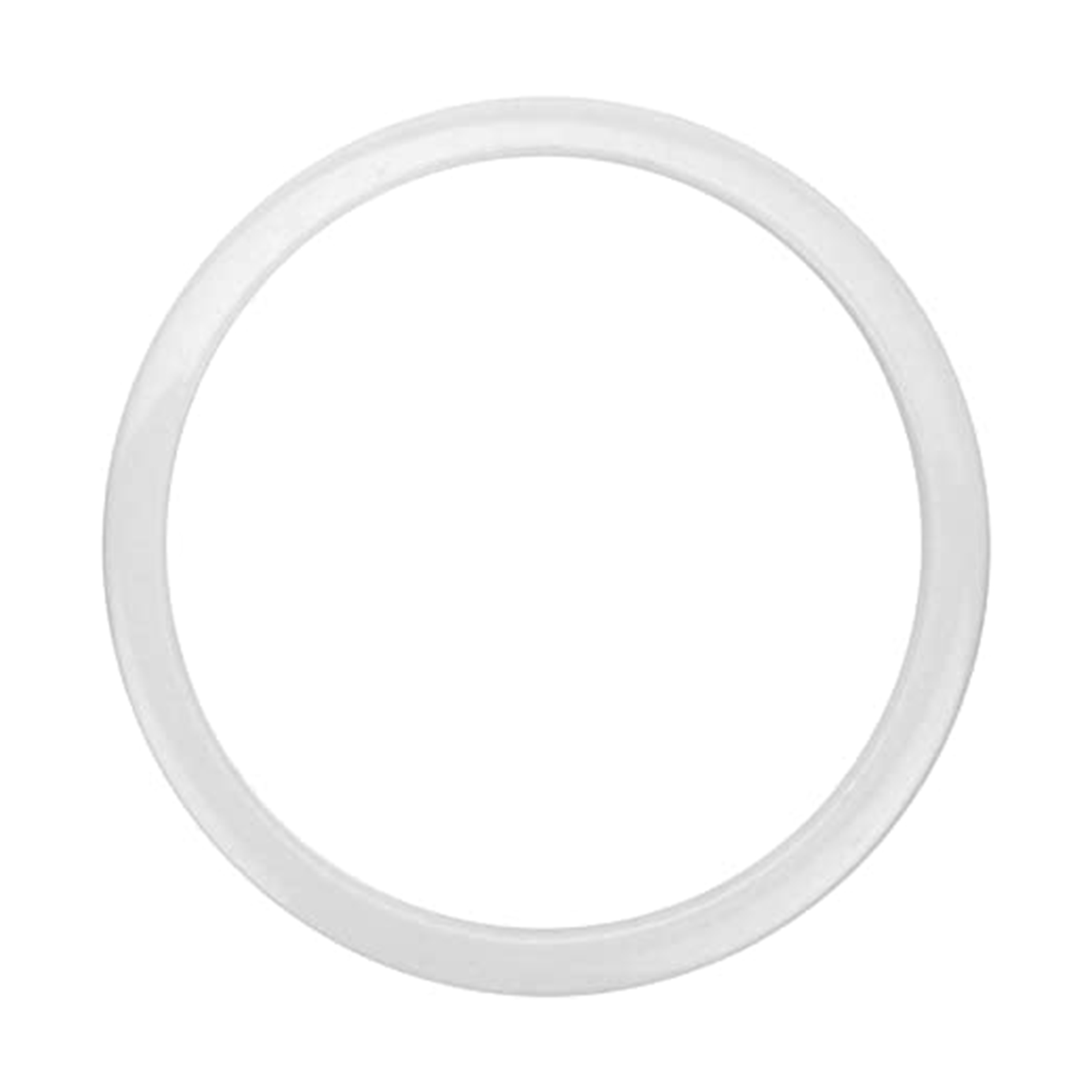 Ahead Bass Drum O’S 6′′ Hole Port Ring – White — view 1