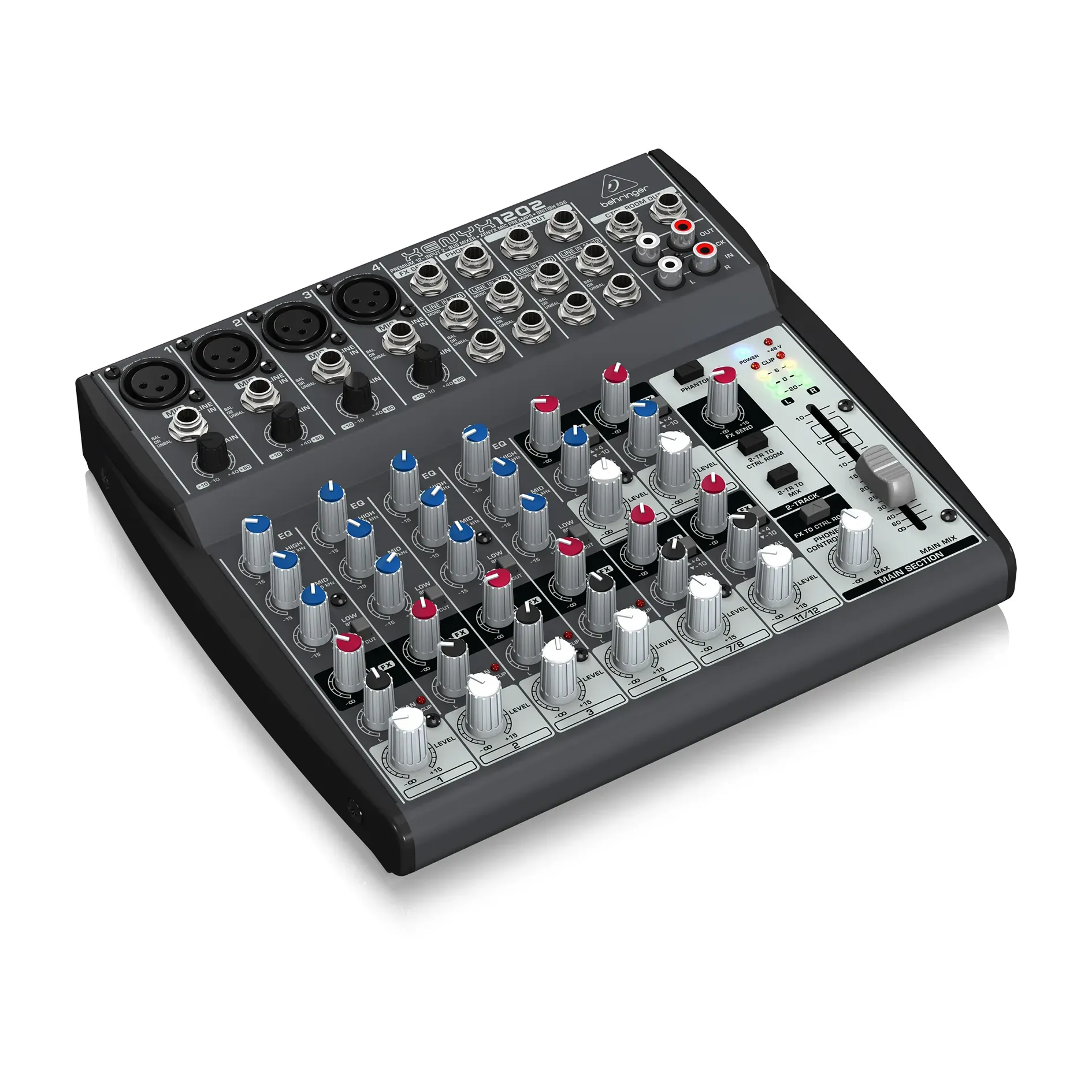 Behringer XENYX 1202 - 12 Input Mixer with XENYX Mic Preamps and British Eqs