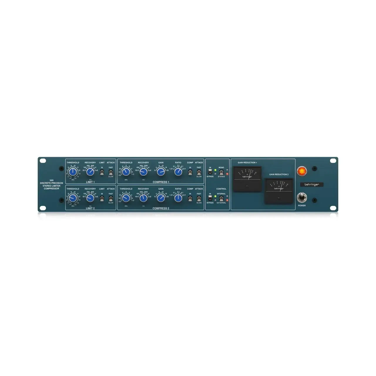 Behringer 369 2-channel Rackmounted Stereo Compressor — view 2