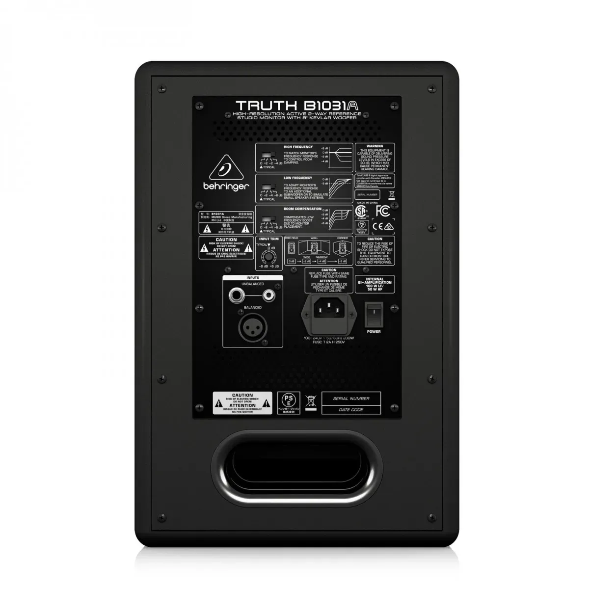 Behringer Truth B1031A 8 inch Powered Studio Monitor — view 3