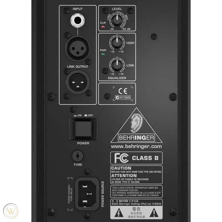 Behringer Eurolive B212D 12inch Active Speaker (Each) — view 2