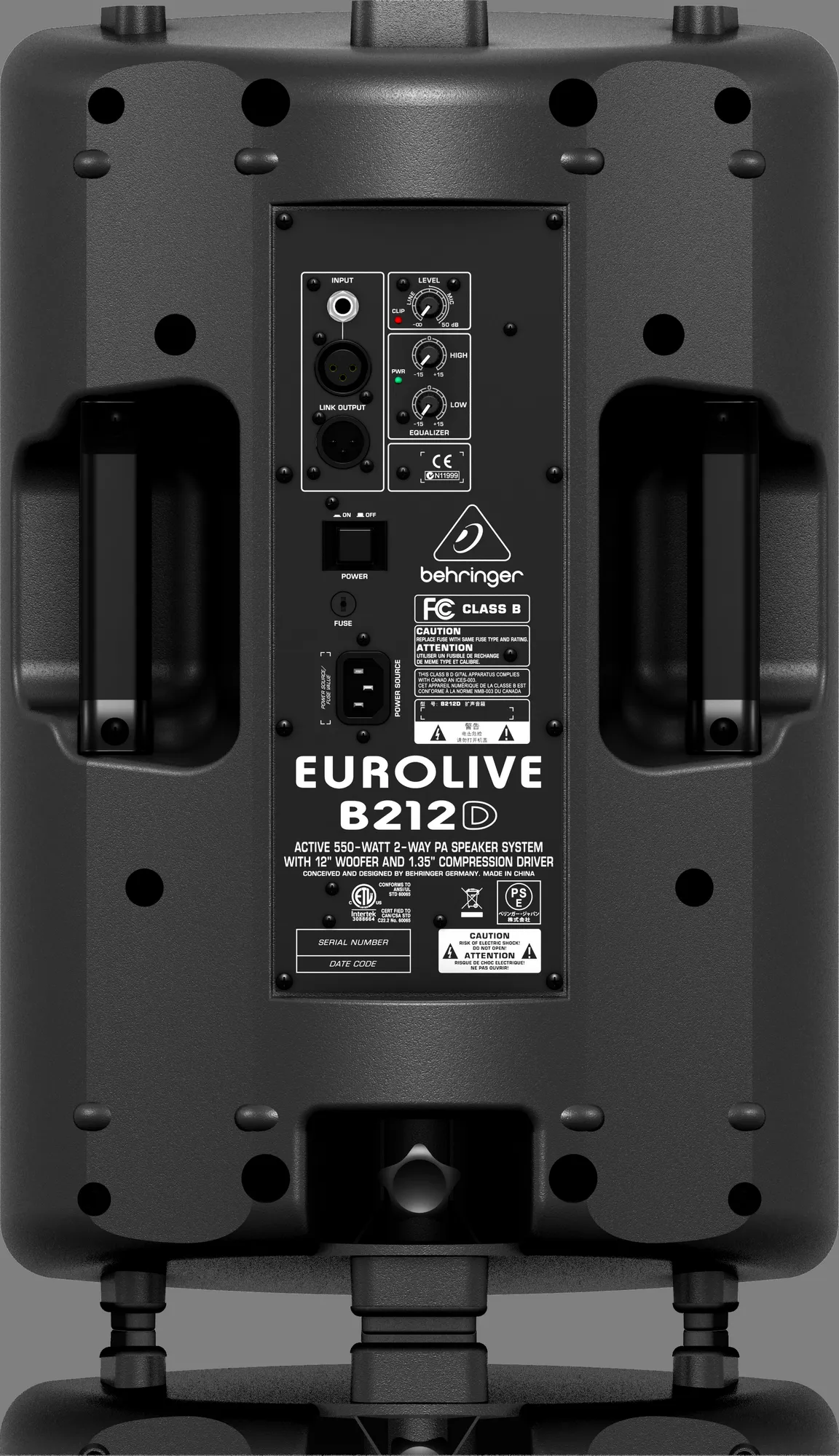 Behringer Eurolive B212D 12inch Active Speaker (Each) — view 3