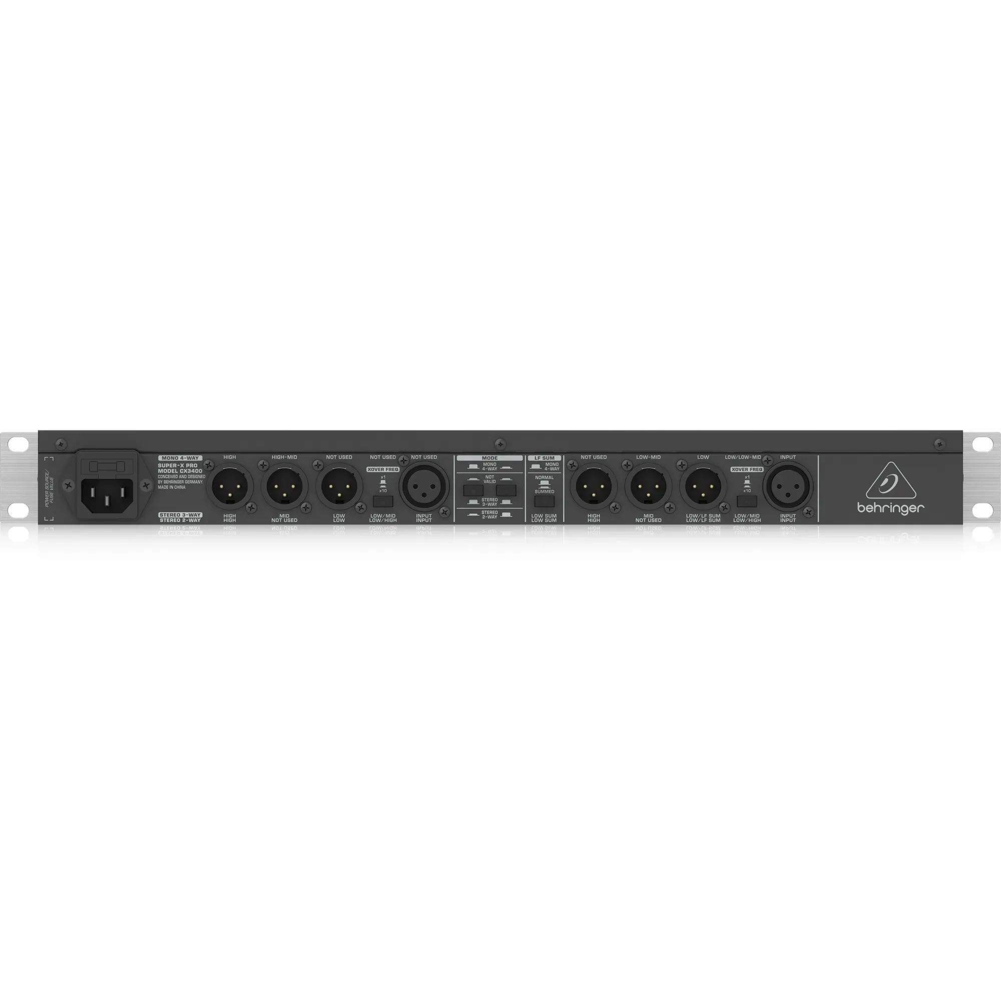 Behringer Super-X Pro CX3400 V2 Multi-channel Crossover — view 4