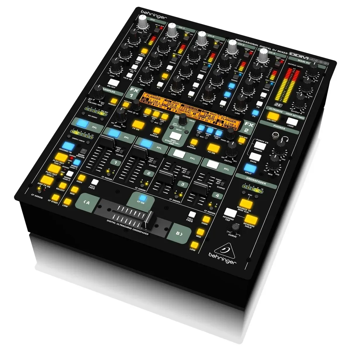 Behringer DDM4000 5-channel Digital DJ Mixer — view 2