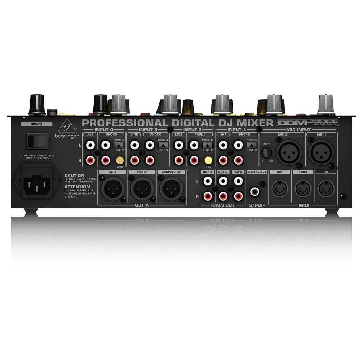 Behringer DDM4000 5-channel Digital DJ Mixer — view 3