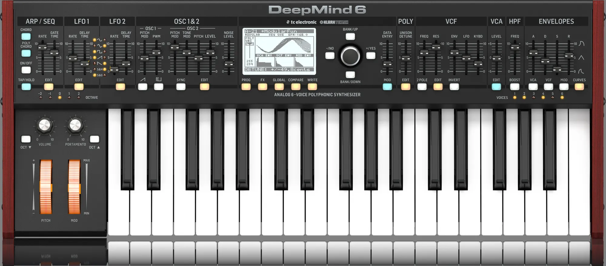 Behringer DeepMind 6 37-key 6-voice Analog Synthesizer — view 2