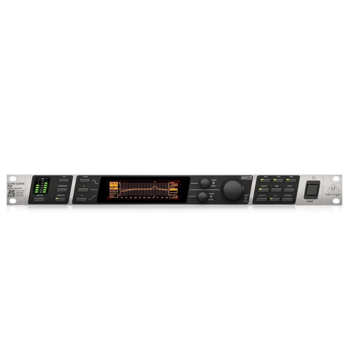 Behringer Ultracurve Pro DEQ2496 2-channel Equalizer and Mastering Processor