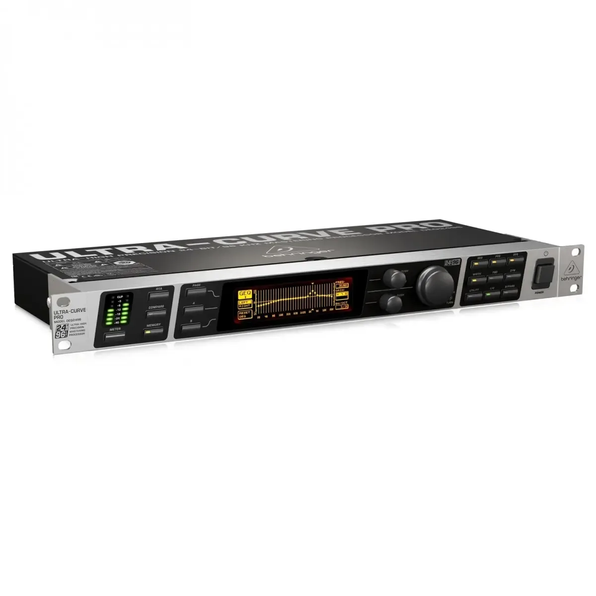 Behringer Ultracurve Pro DEQ2496 2-channel Equalizer and Mastering Processor — view 2