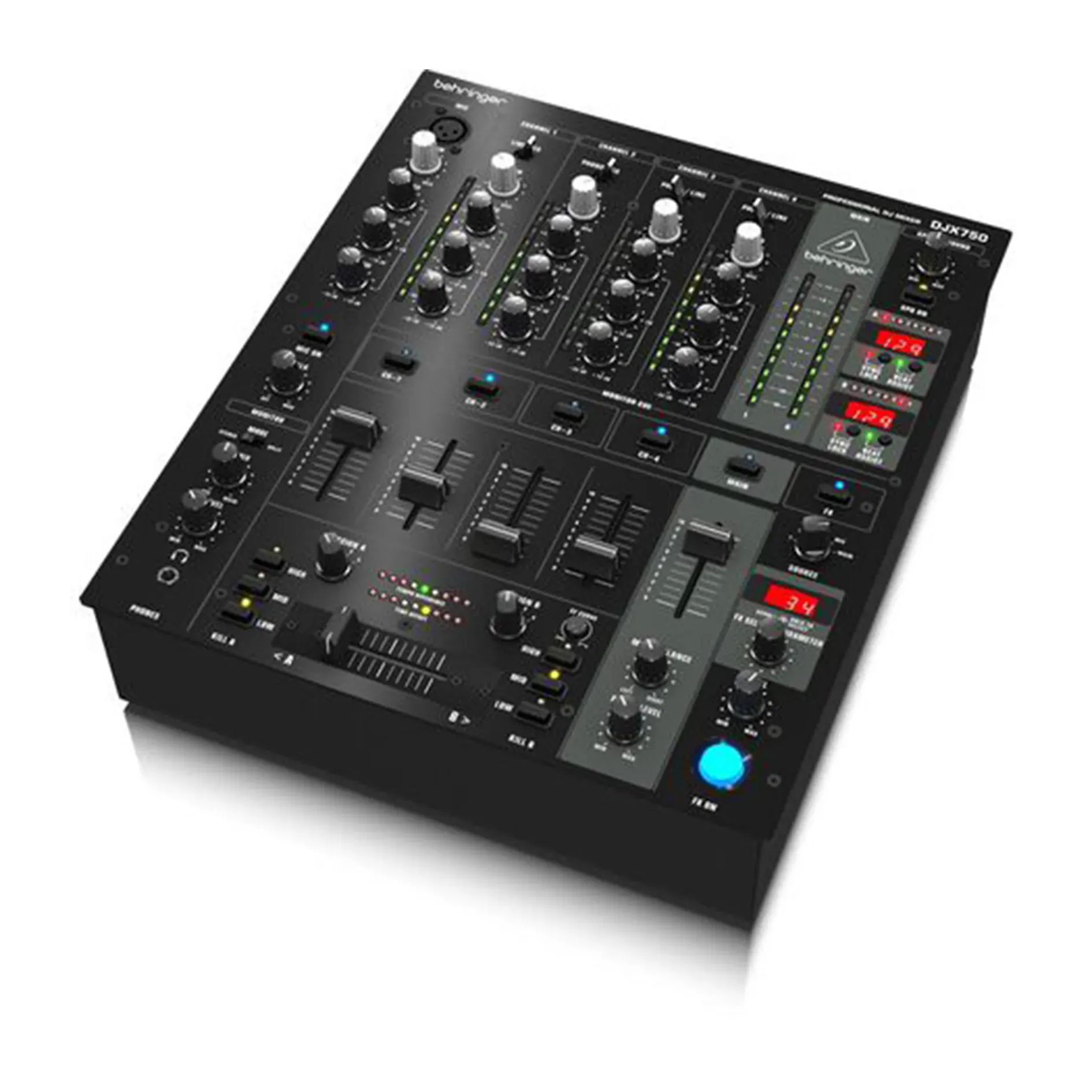 Behringer Pro Mixer DJX750 4-channel DJ Mixer — view 1