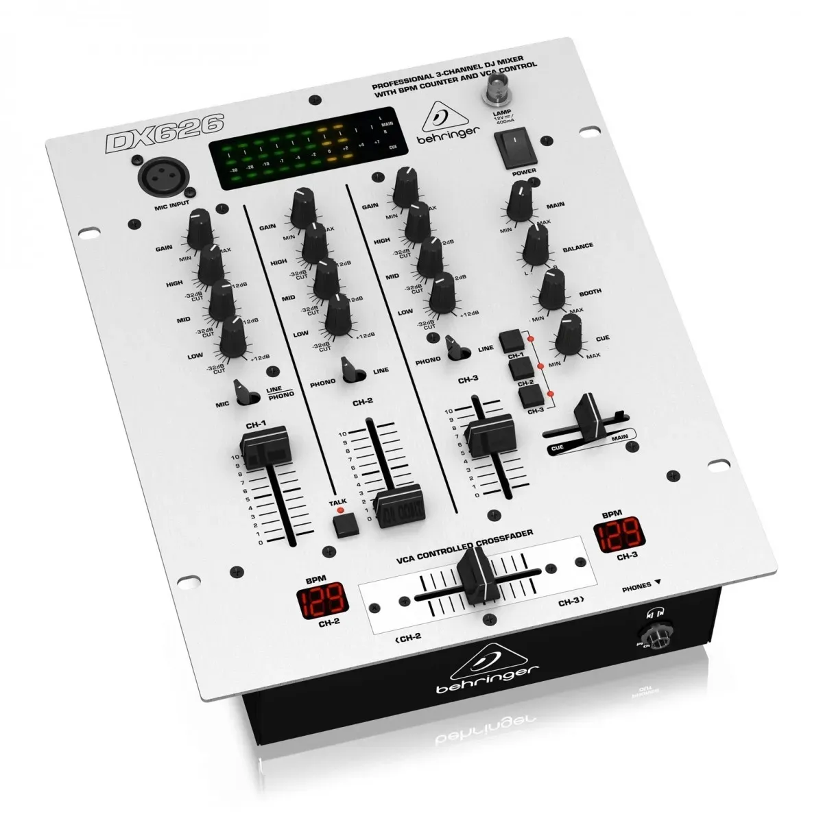Behringer Pro Mixer DX626 3-channel DJ Mixer — view 2