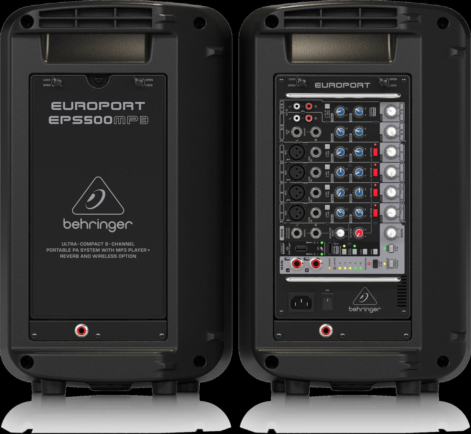 Behringer EPS500MP3 Compact Portable PA System — view 3