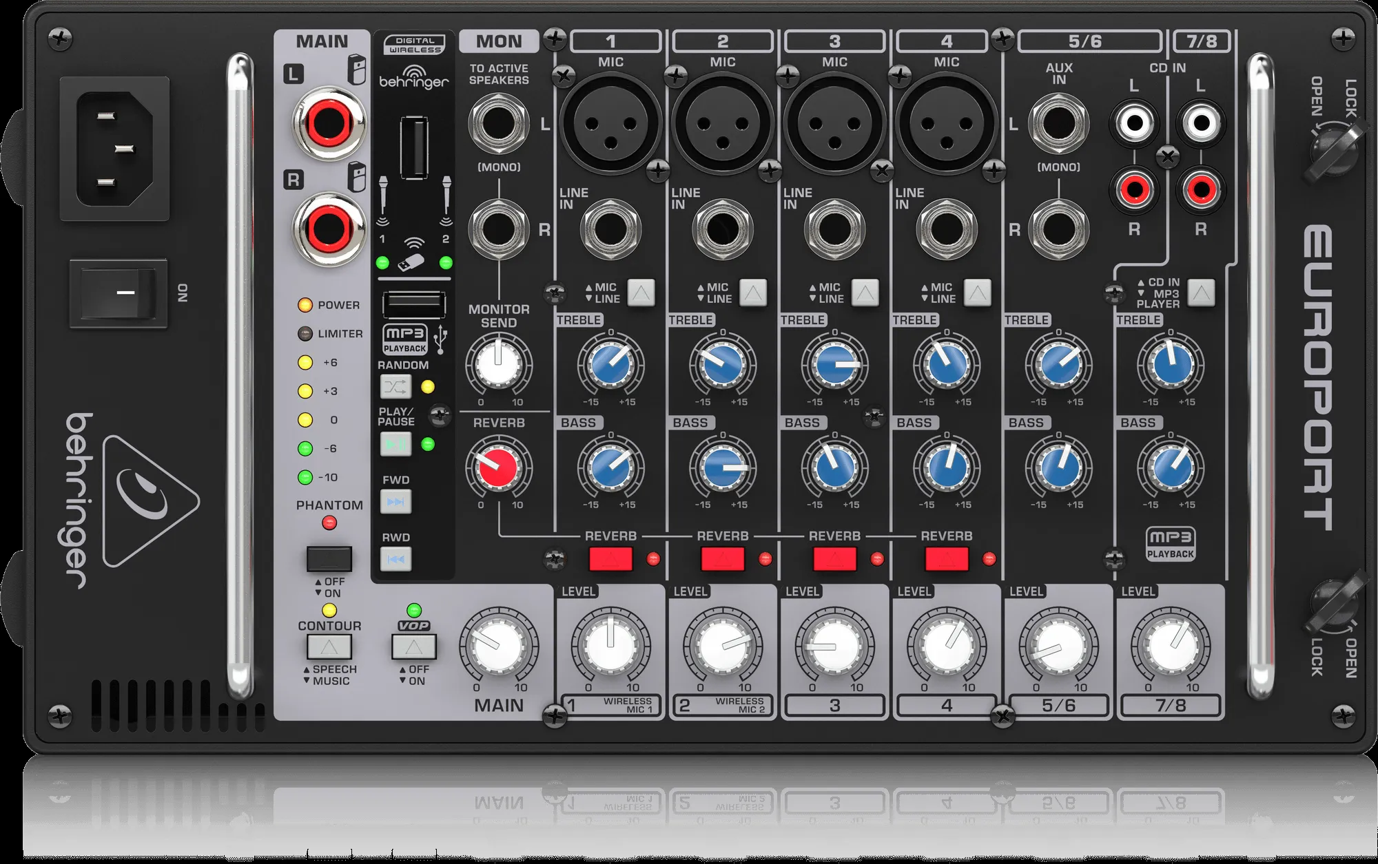 Behringer EPS500MP3 Compact Portable PA System — view 4