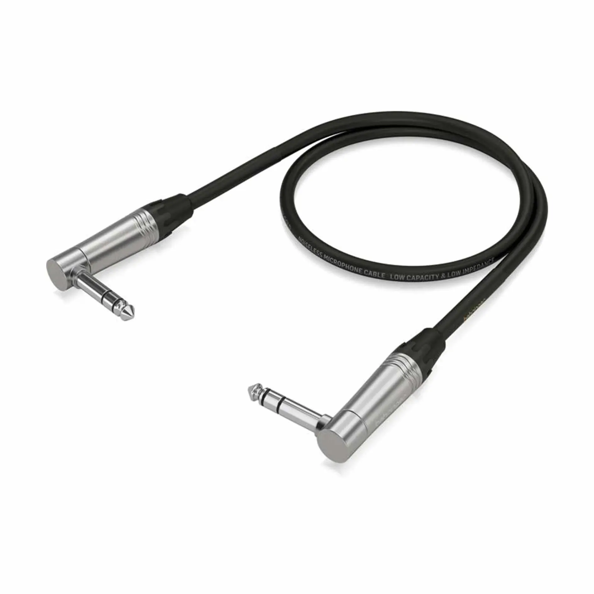 Behringer GIC604SR 1/4 inch TRS Male Right-angle Instrument Cable - 60cm