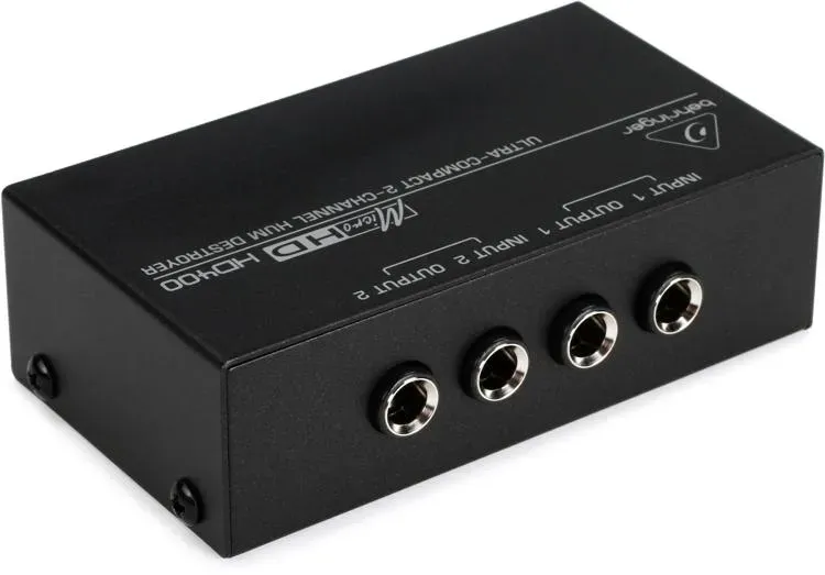 Behringer MicroHD HD400 2-channel Hum Destroyer — view 3
