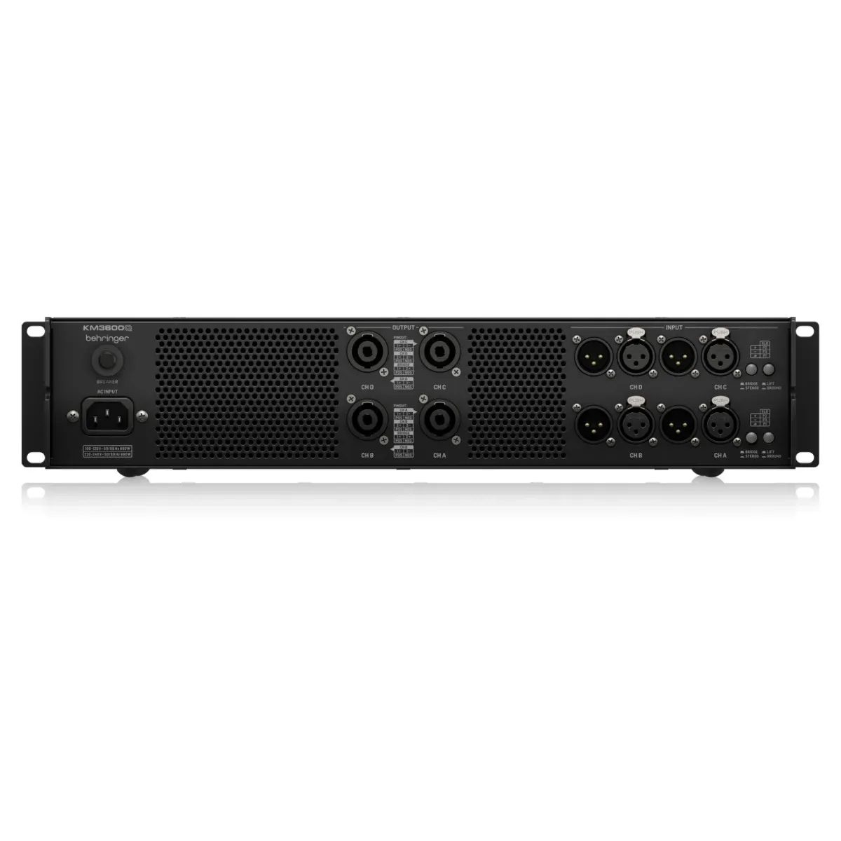 Behringer KM3600Q Power Amplifier — view 4