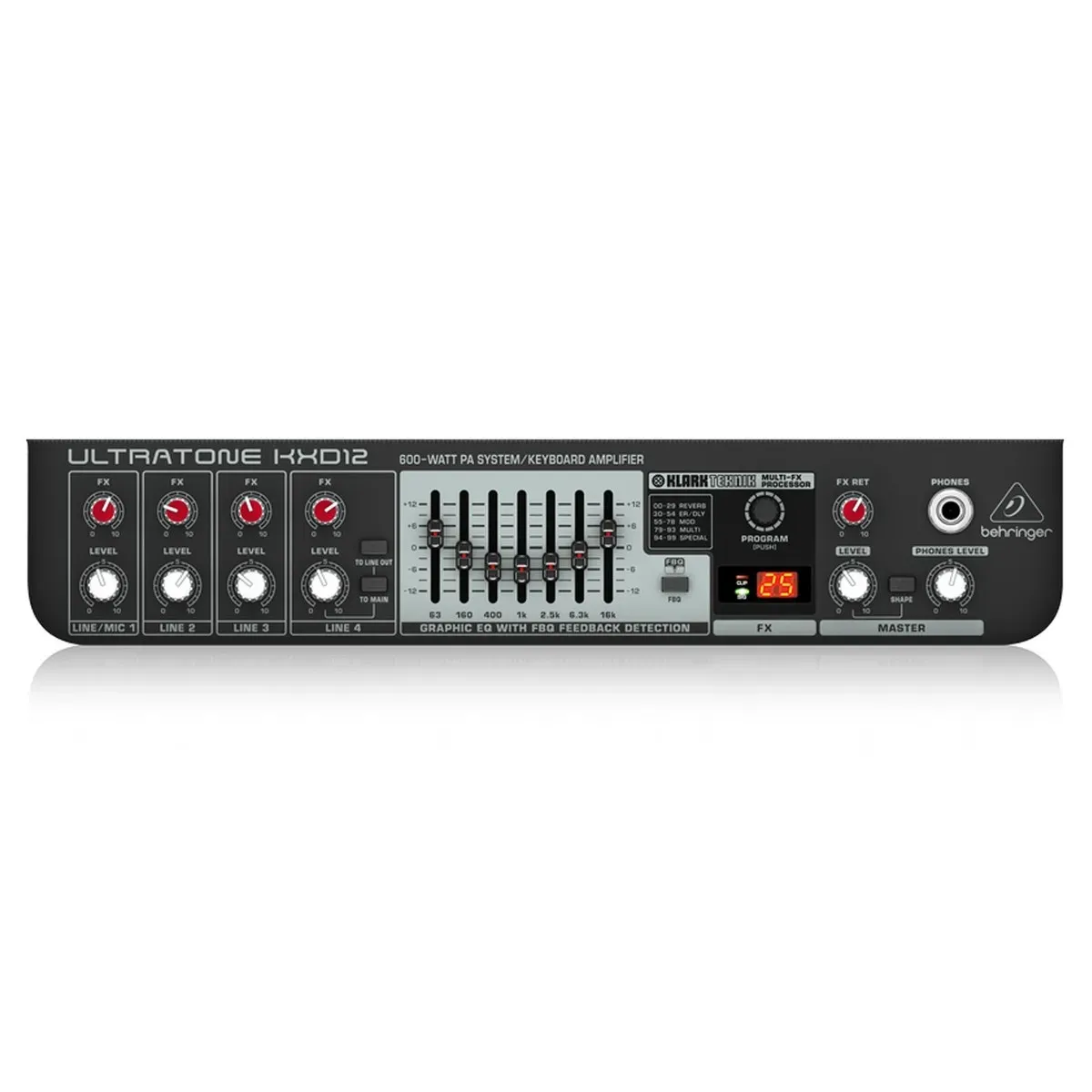Behringer Ultratone KXD12 - 600W 12-inch Keyboard Amp — view 4