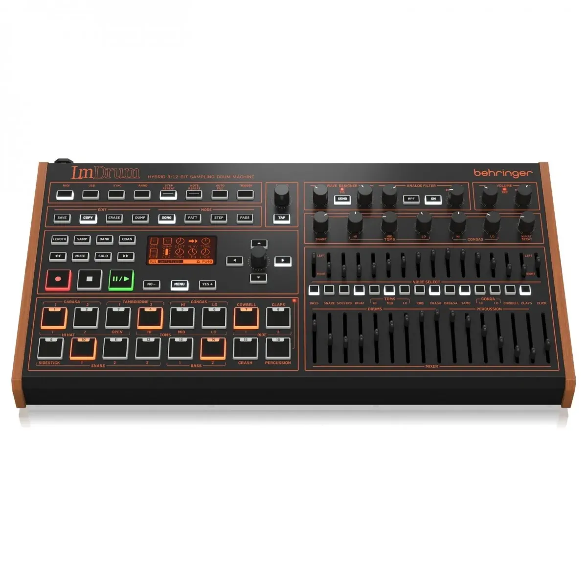 Behringer LmDrum Hybrid Sampling Drum Machine — view 2