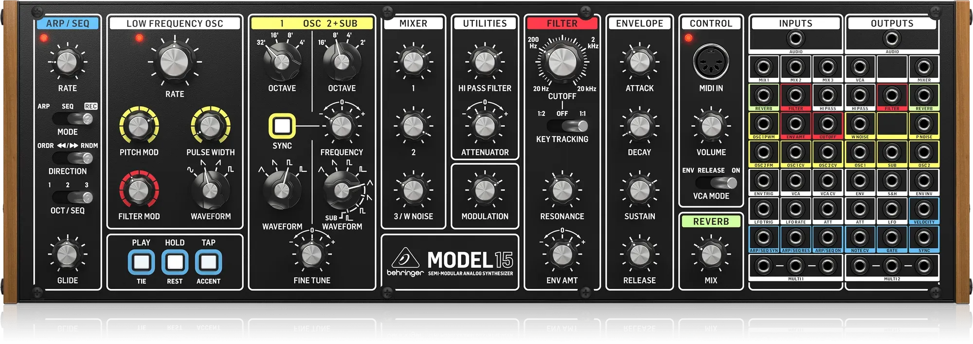 Behringer Model 15 Semi-modular Analog Synthesizer — view 2