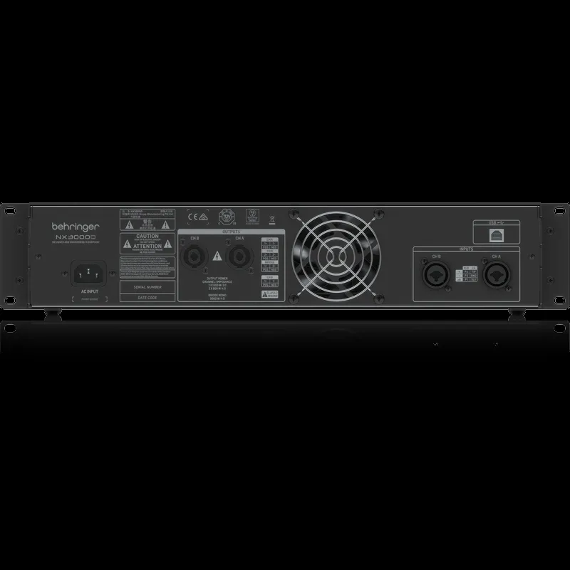 Behringer NX3000D 900W Power Amplifier with DSP — view 2