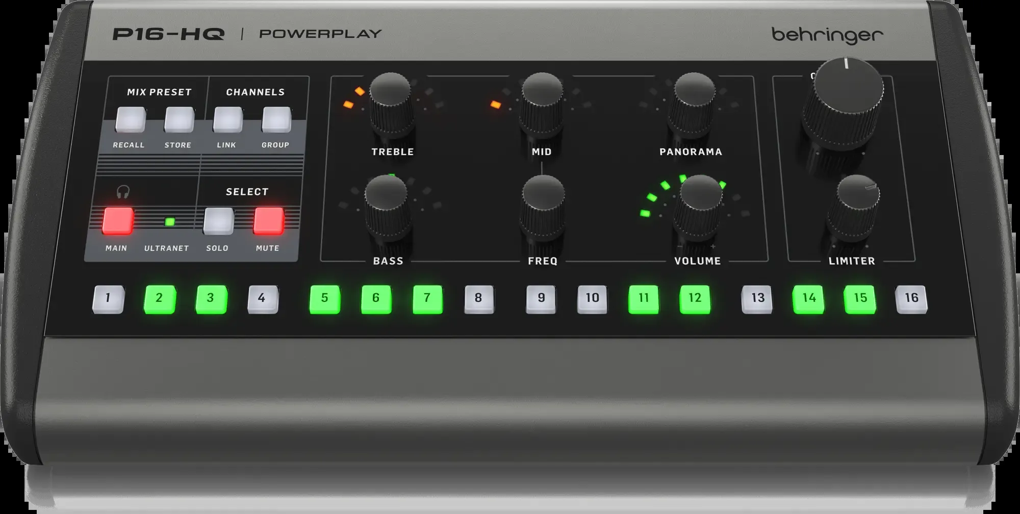 Behringer Powerplay P16-HQ 16-channel Digital Personal Mixer — view 2